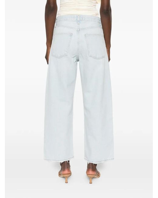 Citizens of Humanity White Arc Raw-Hem Jeans