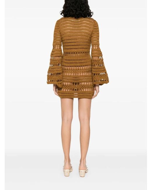 Elie Saab コットン ドレス Natural