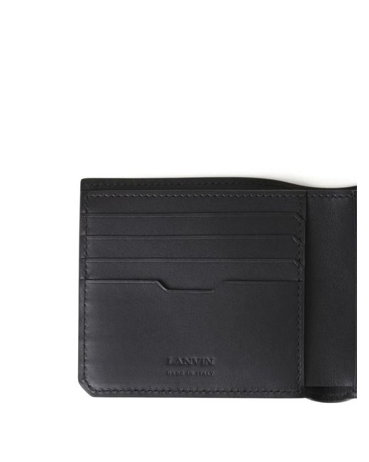 Lanvin Black Leather Wallet for men
