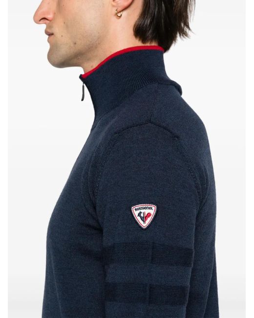 Pull Rayé À Col Zippé Rossignol pour homme en coloris Blue
