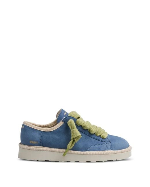Pànchic Blue Rope-Trim Sneakers