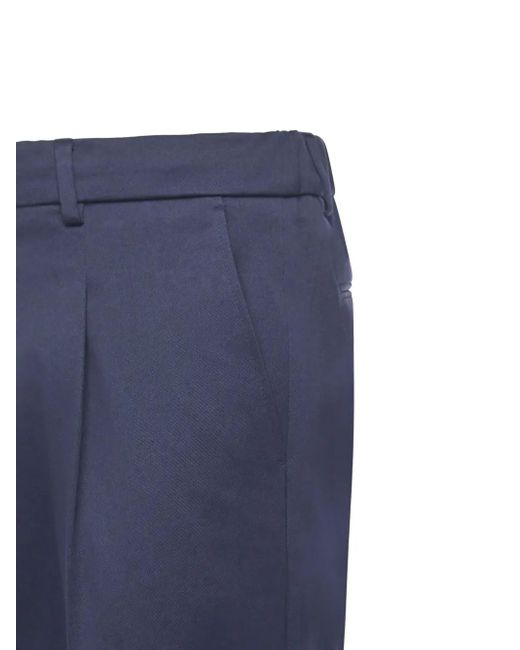 BE ABLE Blue Button-Up Trousers for men