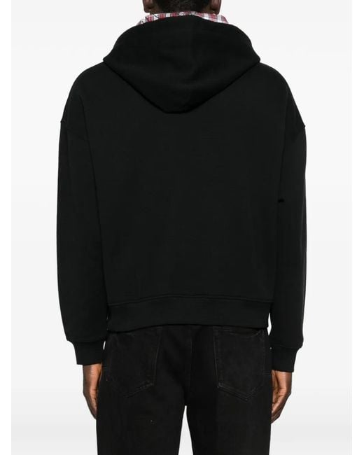 Vivienne Westwood Black Hooded Pouch Pocket Hoodie for men