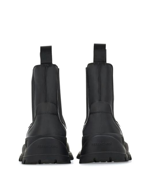 Ferragamo Black Chelsea Boot for men