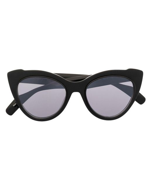 Yohji Yamamoto Black Cat-Eye-Sonnenbrille