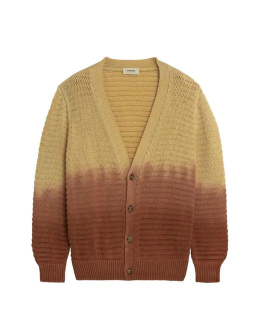 A PAPER KID Brown Knitted Cardigan for men