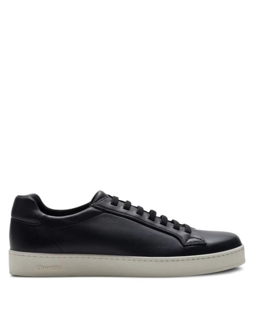 Church's Black Leather Lace-Up Sneakers for men