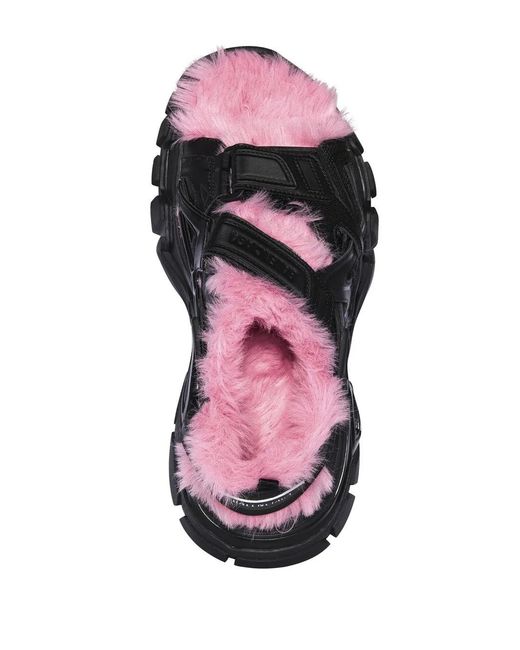 Balenciaga Black Contrast-Strap Sandals