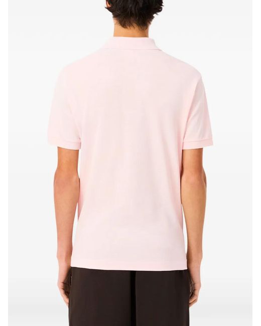 Lacoste Pink L.12.12 Short-Sleeve Polo Shirt for men
