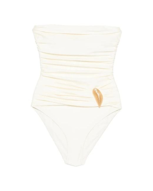Jonathan Simkhai White Lorena Swimsuit