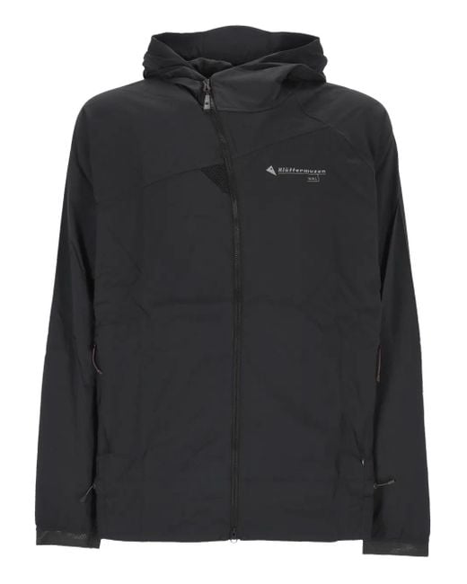 Klattermusen Black Hooded Jacket for men