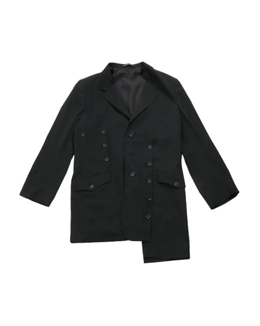 メンズ Yohji Yamamoto Decorative-button Blazer Black