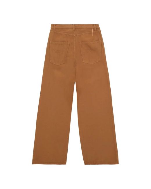 Fortela White Jaron Wide-Leg Trousers