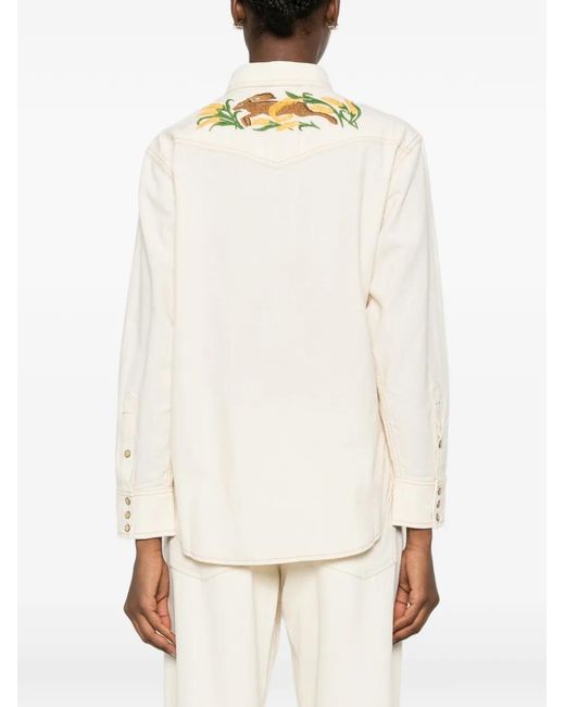 Filson Natural Embroidered Shirt