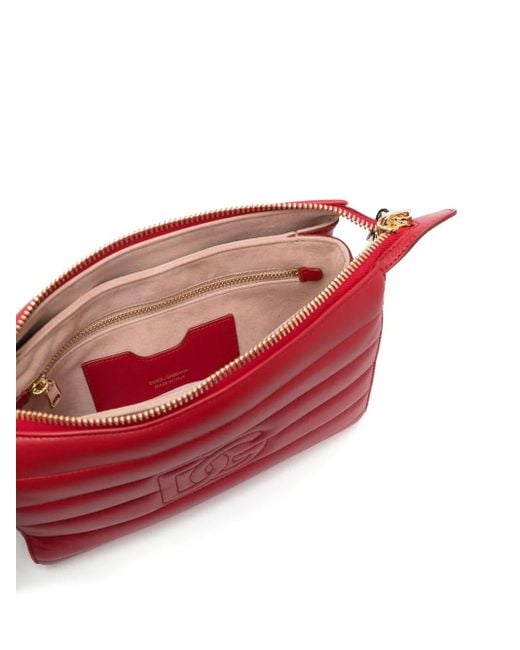 Clutch Con Logo di Dolce & Gabbana in Red