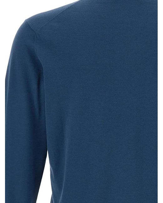 FILIPPO DE LAURENTIIS Blue Sea Island Sweater for men