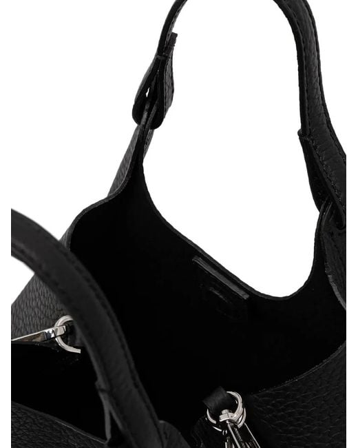 Gianni Chiarini Black Dua Tote Bag