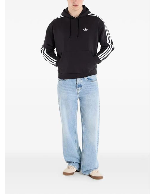 Adidas Blue Adicolor Classics Trefoil Hoodie for men
