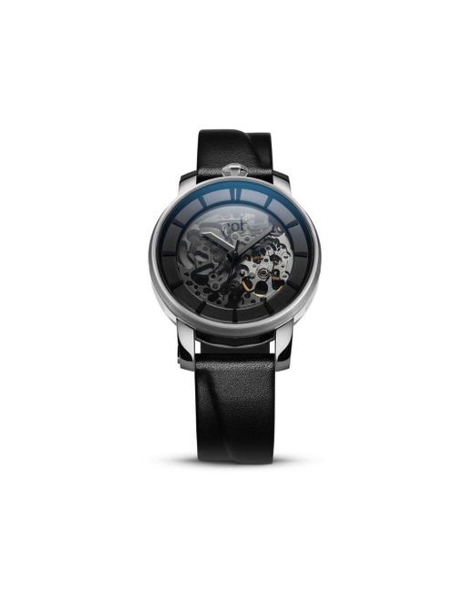 Reloj R360 Silver de 36 mm Fob Paris de color Black