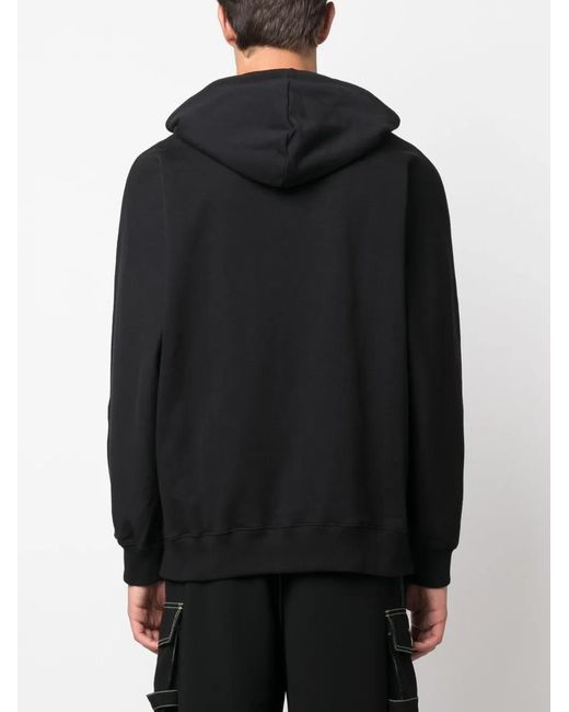 Sudadera Con Capucha Y Logo MSGM de hombre de color Black