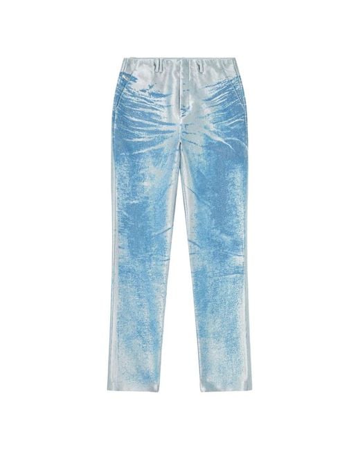 DIESEL D-Askar Whisker-Pattern Slim Jeans in Blue for Men | Lyst UK