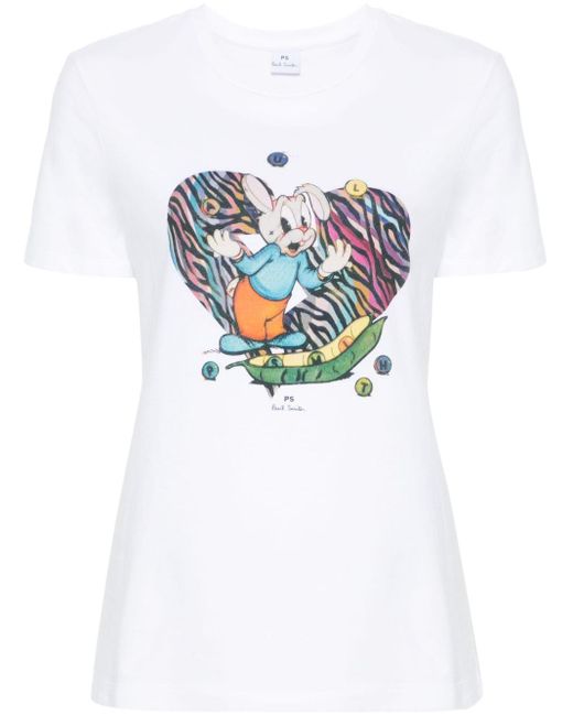 PS by Paul Smith グラフィック Tシャツ White