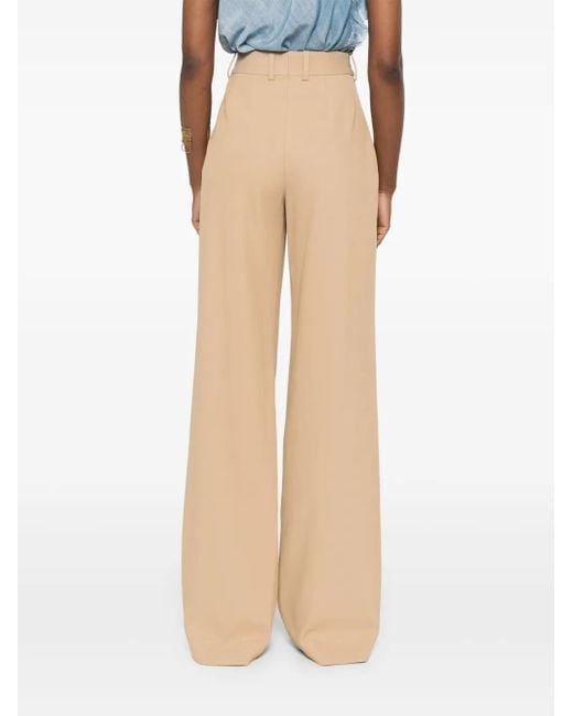 Ermanno Scervino Pleated Trousers Natural