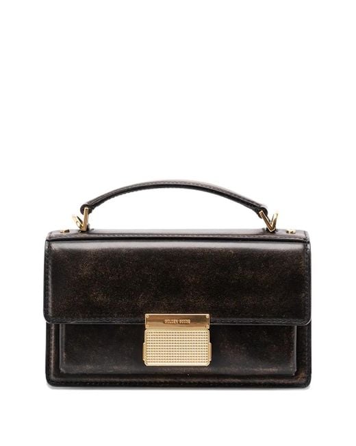 Golden Goose Deluxe Brand Black Venezia Small Leather Handbag