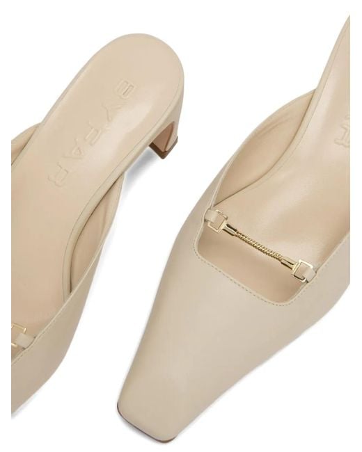 Mules Leda di By Far in Natural
