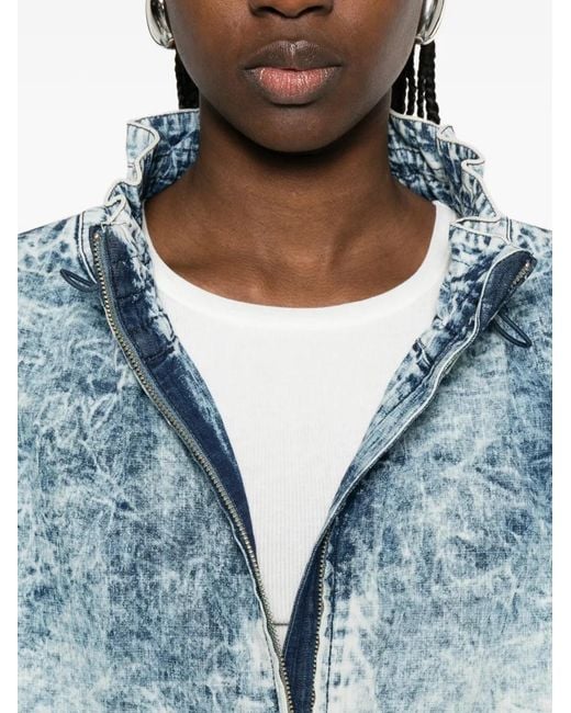 Isabel Marant Blue Plume Cotton Jacket