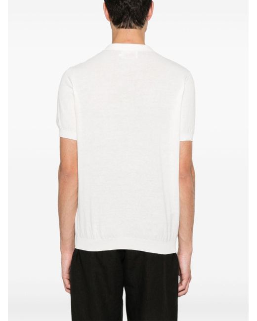 Mc2 Saint Barth White Sloan Cotton Polo Shirt for men