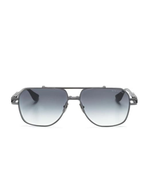 Dita Eyewear Blue Kudru Pilot-Frame Sunglasses