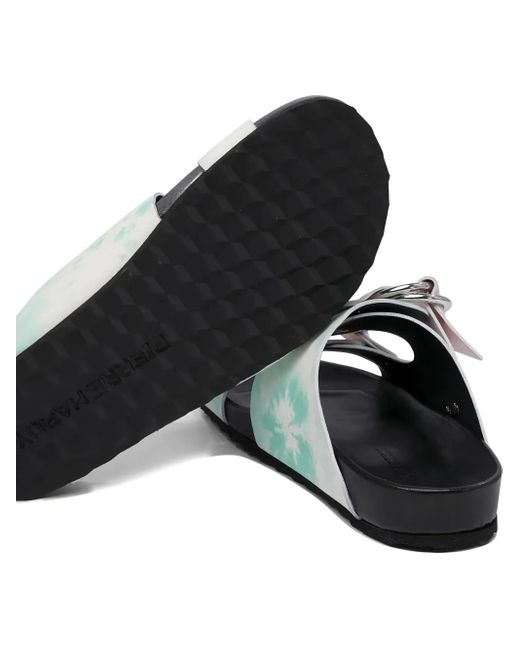 Pierre Hardy White Beach Ridider Tie-Dye Sandals