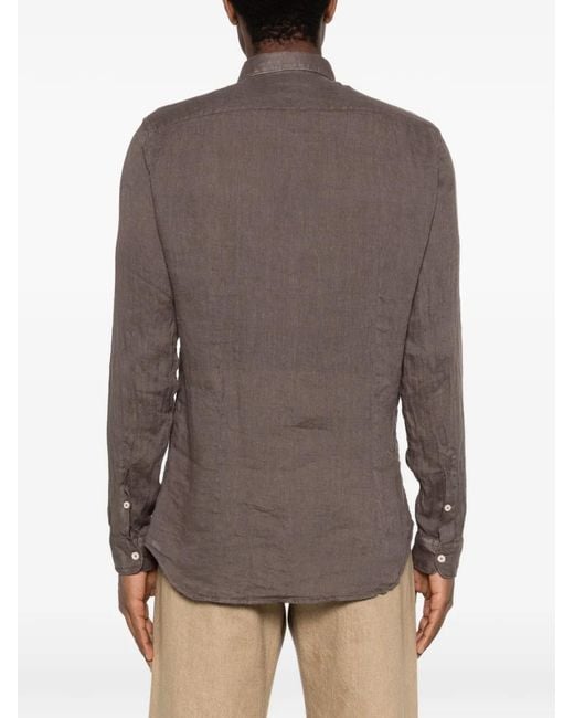 Altea Brown Button Shirt for men