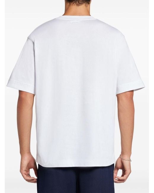 Lacoste Klassisches T-Shirt in White für Herren