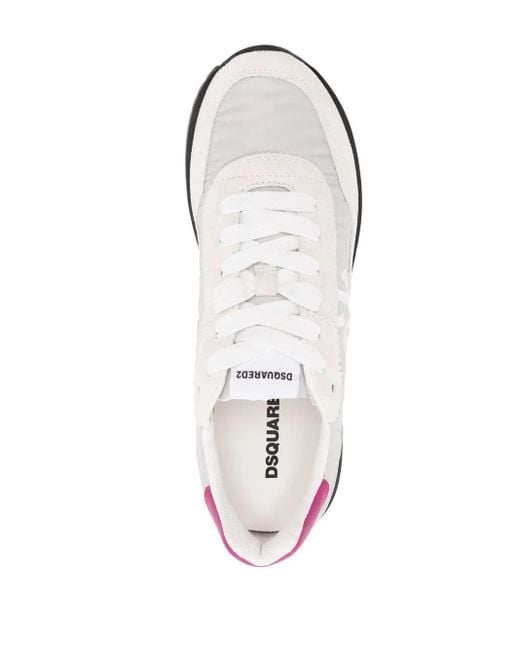 Baskets À Logo Imprimé DSquared² en coloris White