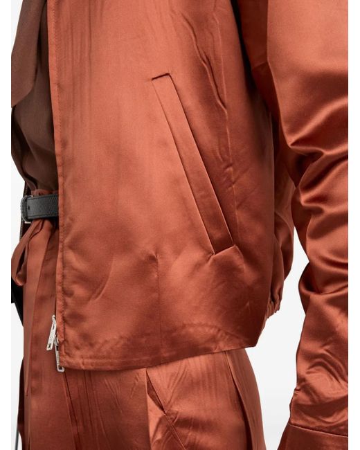 Prada サテン ジャケット Orange