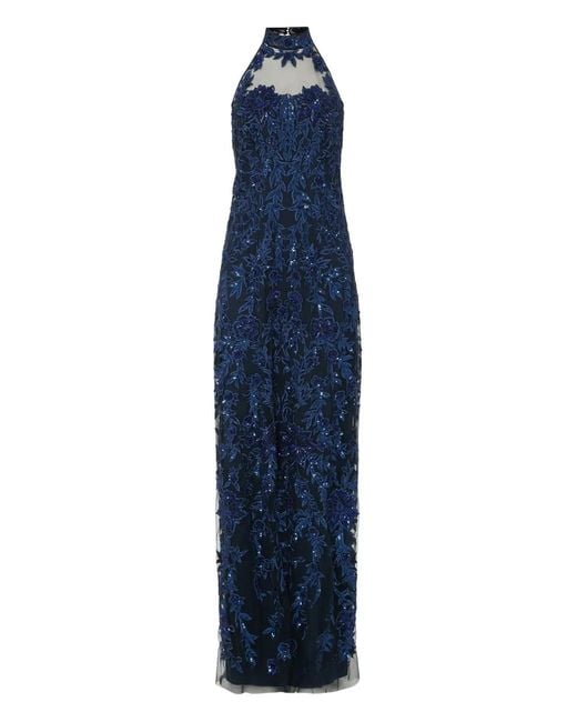 Temperley London Blue Genevieve Gown Dress