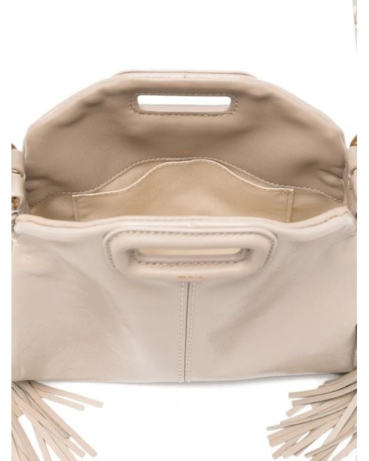 Maje Natural Naplack Leather Miss M Mini