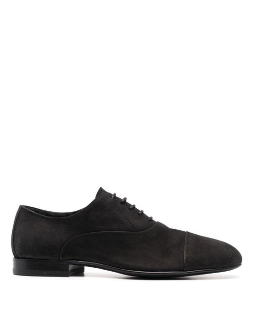 Officine Creative Lace-up Suede Oxford Shoes in Black for Men | Lyst