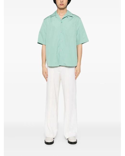 Versace Green Coral Theatre Shirt for men