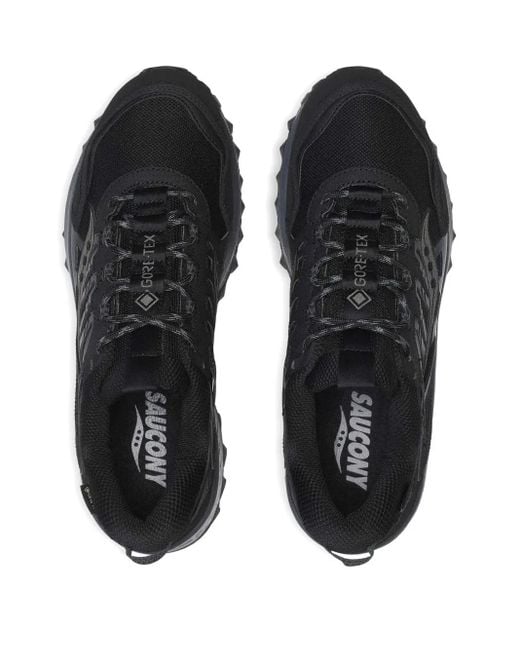 Sneakers Con Design A Inserti di Saucony in Black