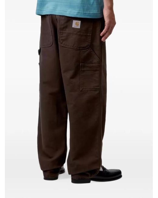Carhartt Broek Met Opgestikte Zakken in het Black voor heren
