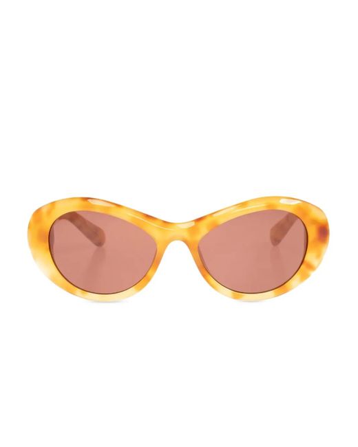 Jacquemus Orange Rond Rounded Sunglasses