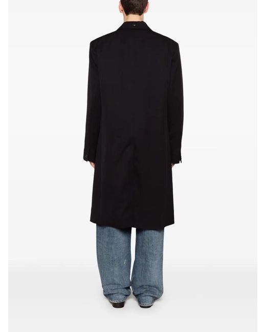 Our Legacy Black Dolphin Buttoned Coat for men