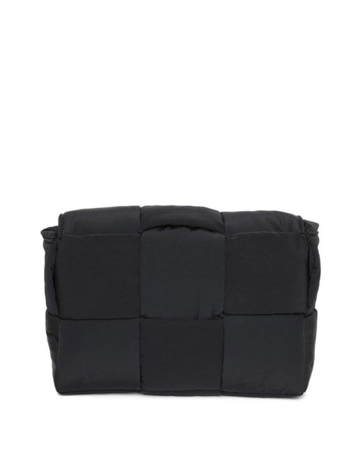Petit sac porté épaule matelassé Tech Cassette Bottega Veneta en coloris Black