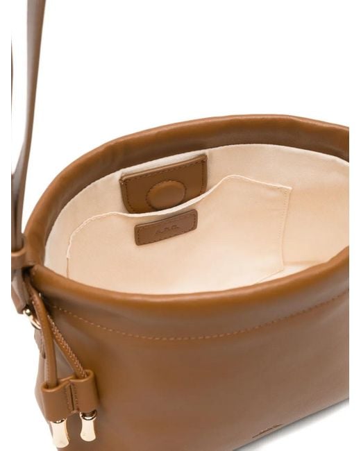 A.P.C. Natural Sac Porté Épaule Ninon À Lien De Resserrage
