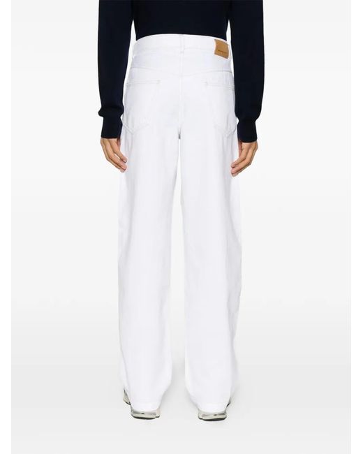 Isabel Marant White Jorje Cotton Jeans for men