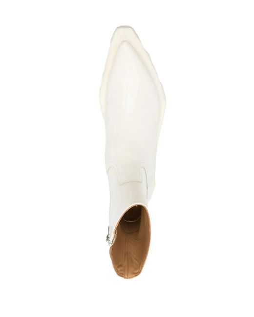 CAMPERLAB White Venga Leather Ankle Boots for men