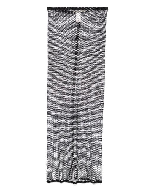 Falda midi Grace Paramidonna de color Gray